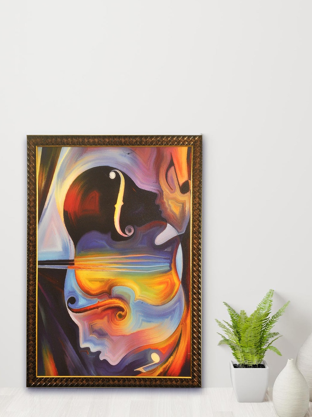 

SHREE KALA HOME DECOR Mystic Woman Big Oil Painting Wall Art, Multi