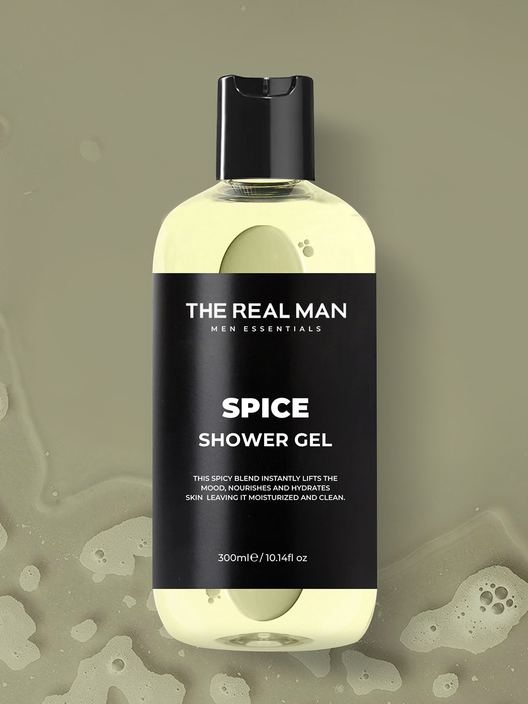 

THE REAL MAN Spice Shower Gel 300ml, Yellow