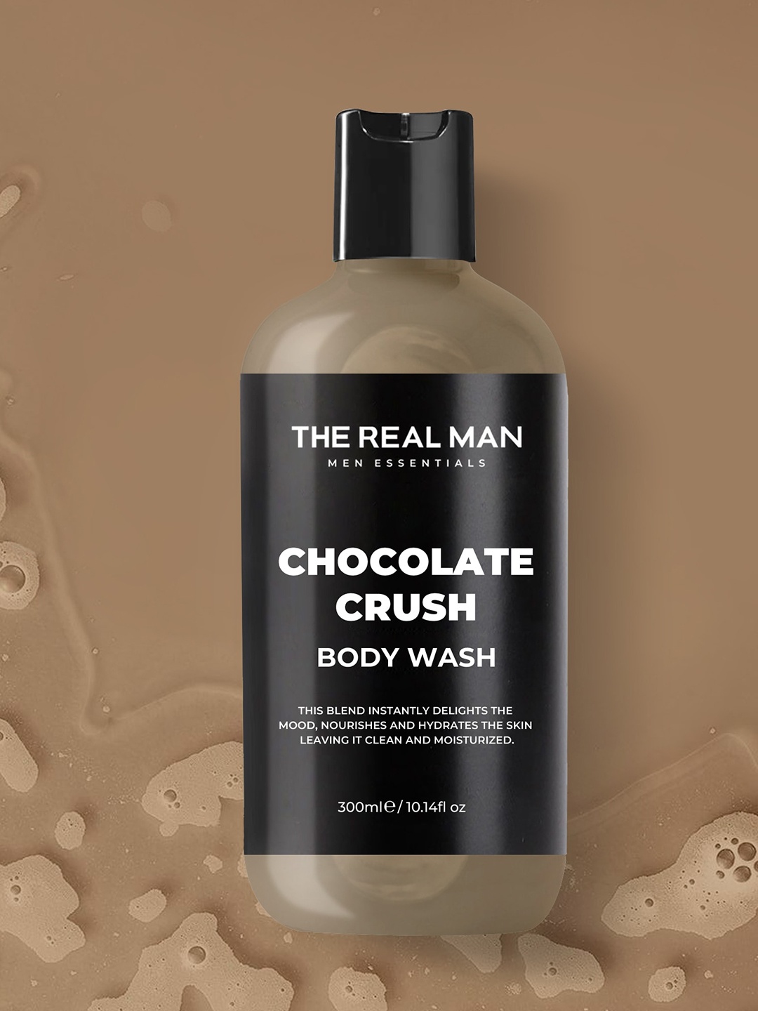 

THE REAL MAN Hydrating Chocolate Crush Body Wash 300 ml, Brown