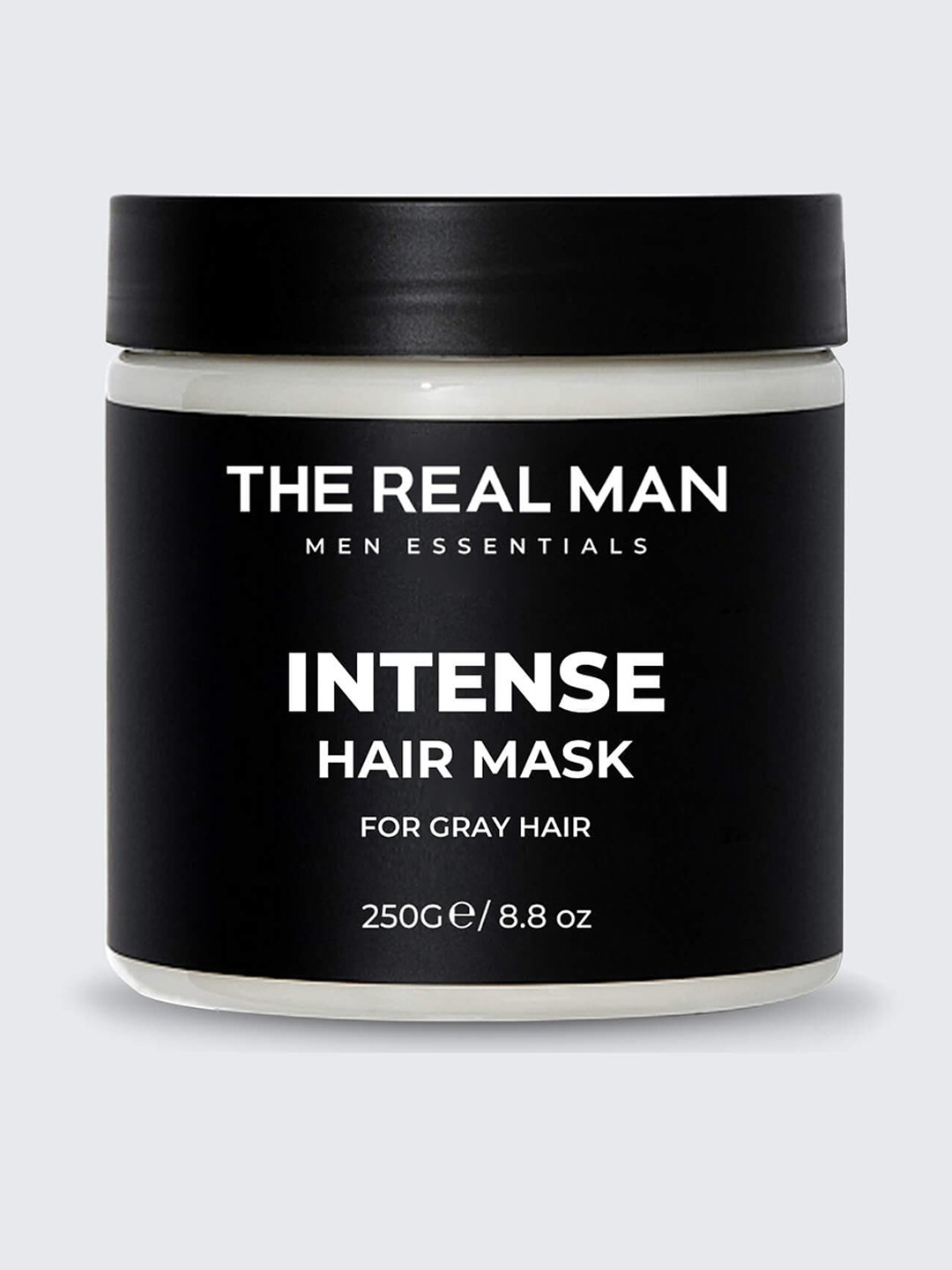 

THE REAL MAN Intense Hair Mask for Gray Hair 250 gm, White
