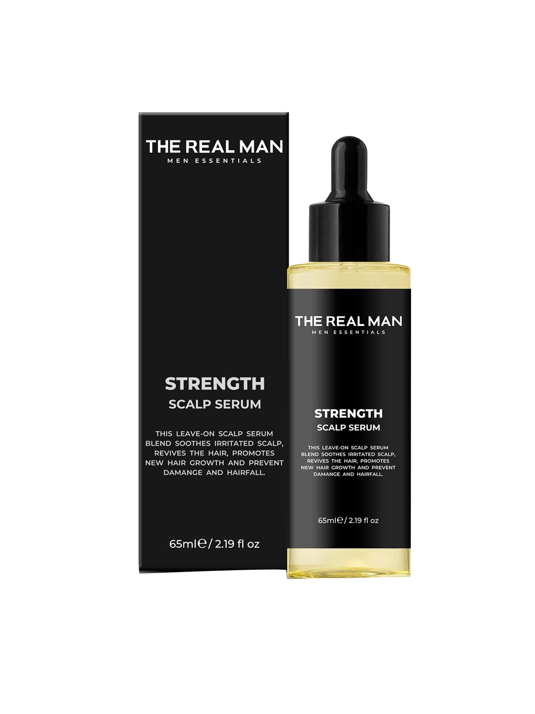 

THE REAL MAN Strength Hair Scalp Serum 65ml, Yellow