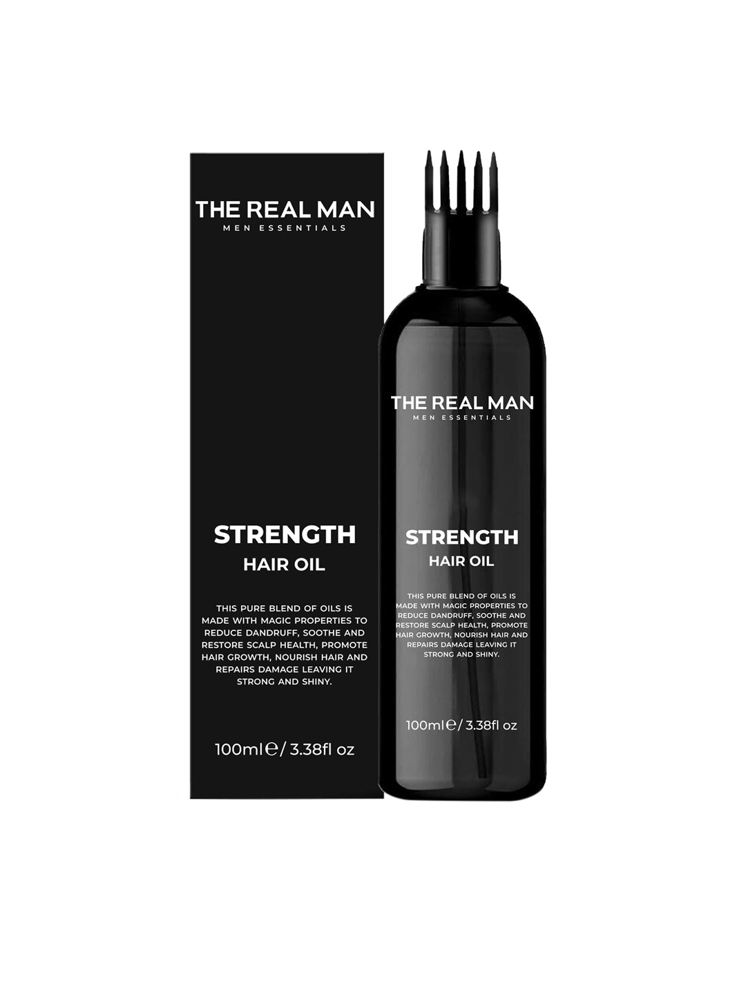 

THE REAL MAN Strength Hair Oil 100ml, White