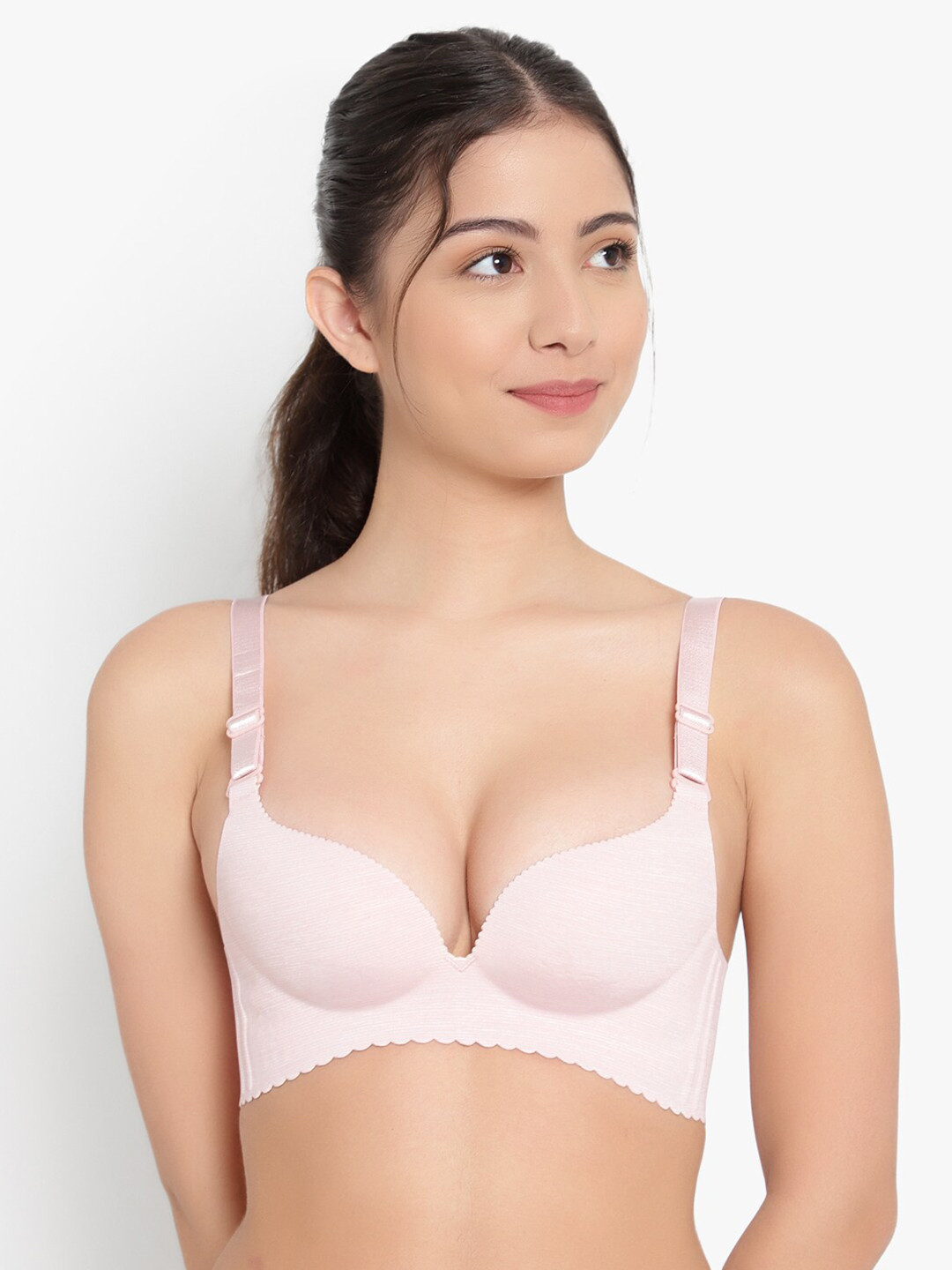 

PARKHA Pink Bra Heavily Padded