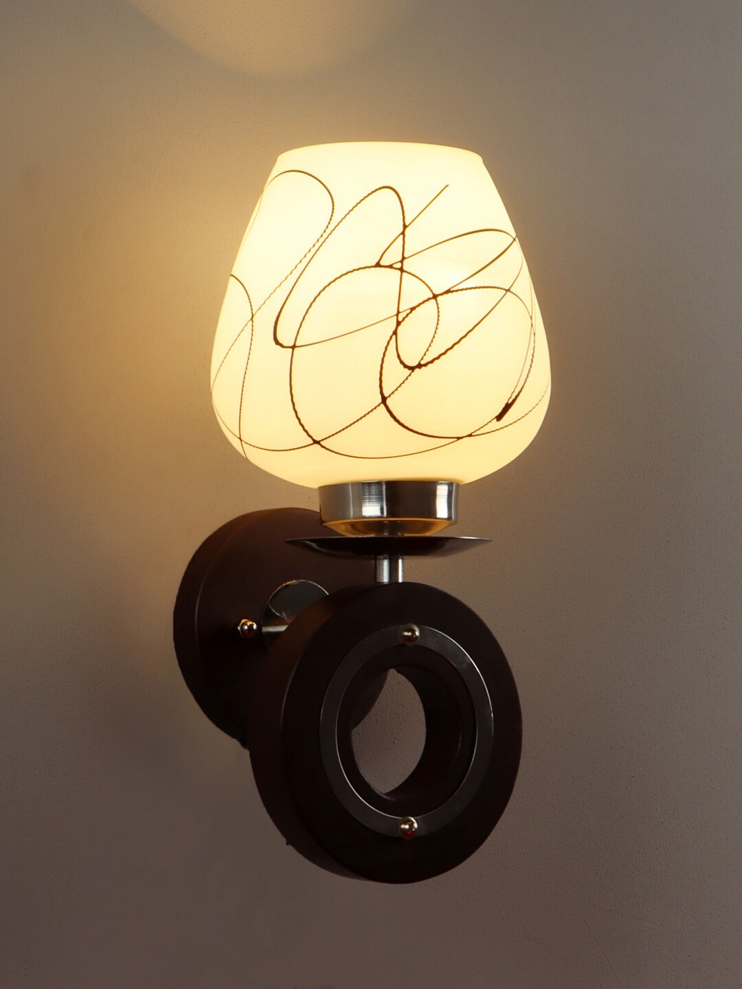 

foziq Brown Wooden Wall Lamps