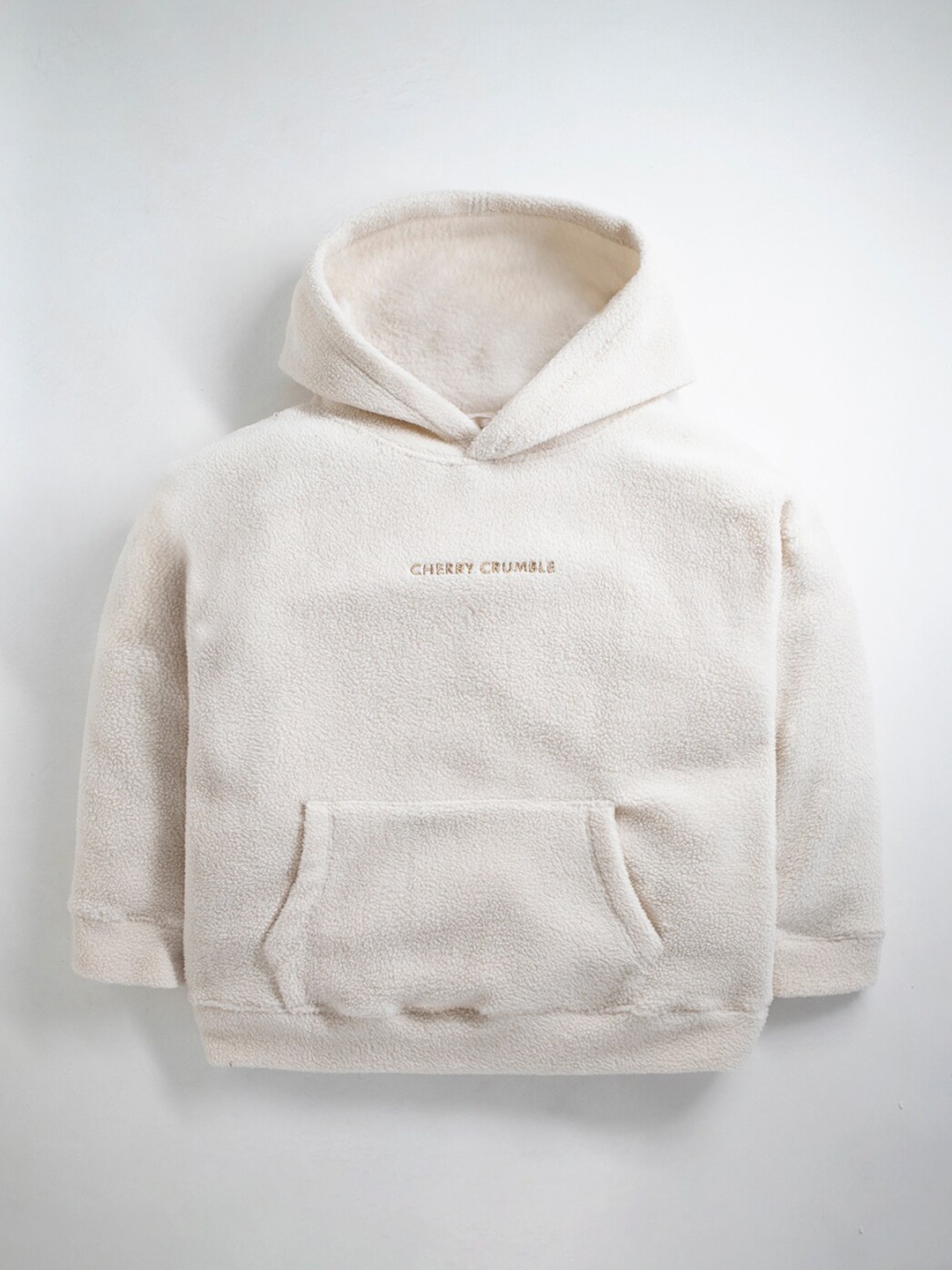 

Cherry Crumble Unisex Kids Hooded Sweatshirt, Off white