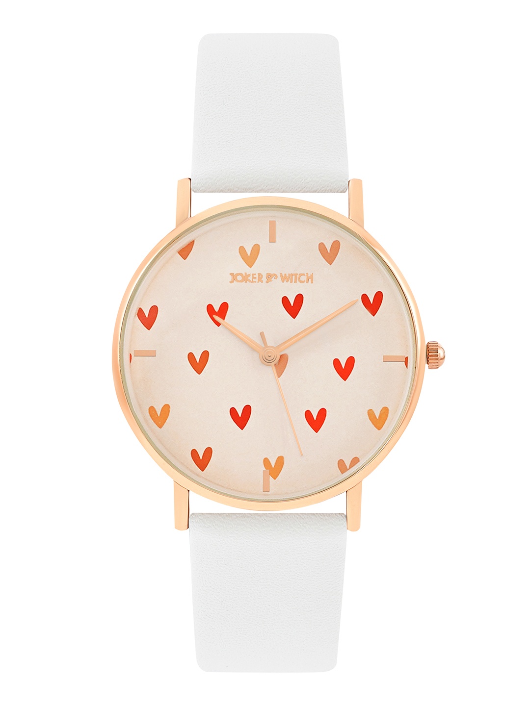 

JOKER & WITCH Women White Printed Dial & White Synthetic Straps Analogue Watch