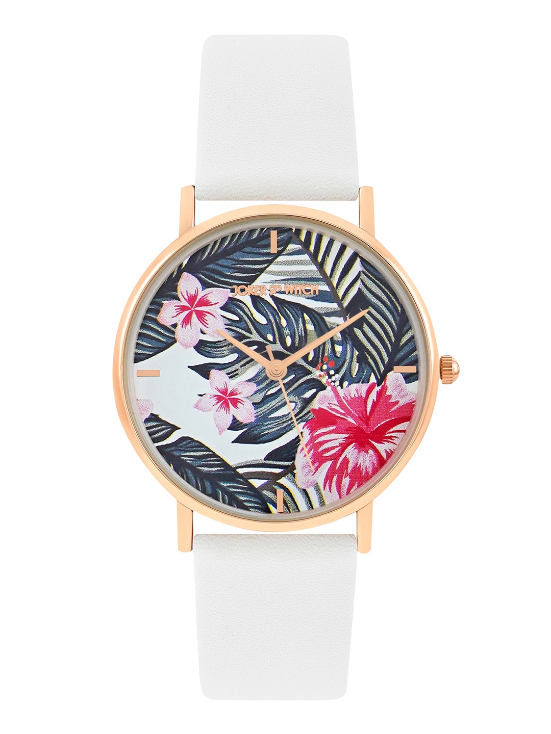 

JOKER & WITCH Women White Printed Dial & White Synthetic Straps Analogue Watch AMWW592