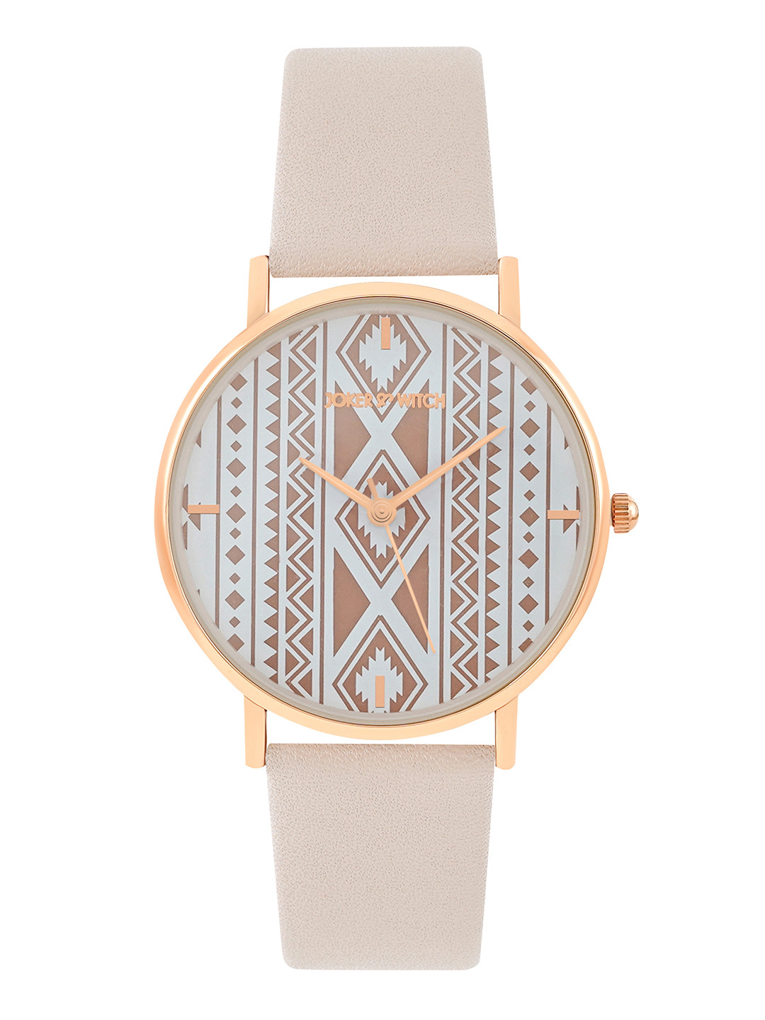 

JOKER & WITCH Women Brown Printed Dial & Brown Synthetic Strap Analogue Watch AMWW614