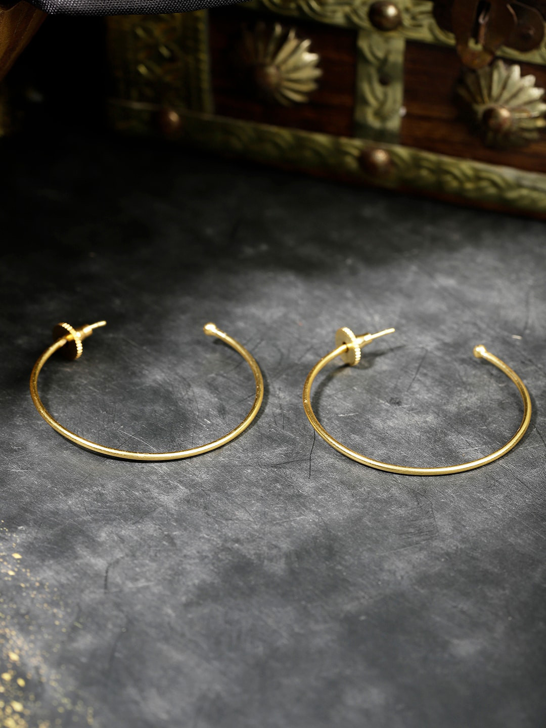 

Berserk Gold-Plated Classic Hoop Earrings