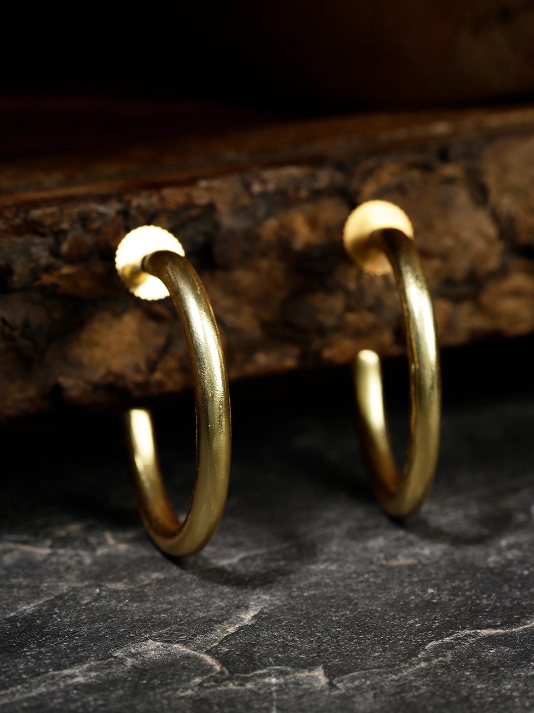 

Berserk Gold-Plated Classic Half Hoop Earrings