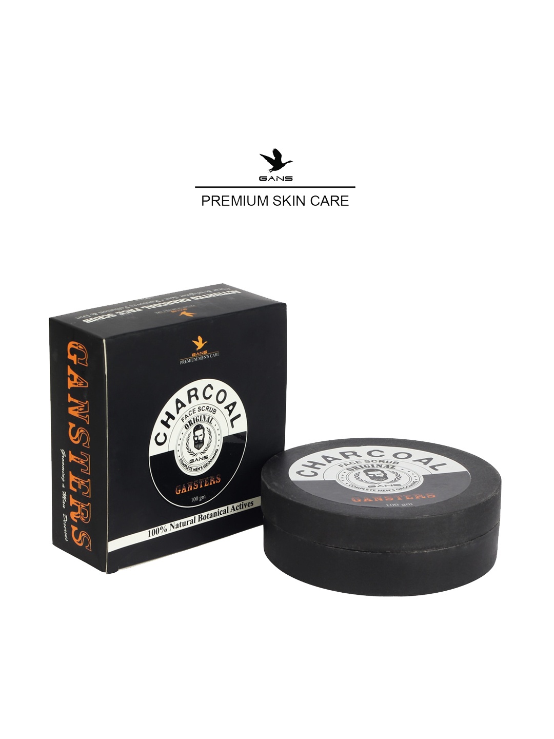 

Gans Charcoal Face Scrub 100gm, Black
