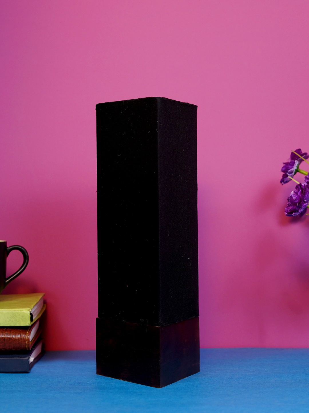 

Foziq Brown Solid Wooden Table Lamp