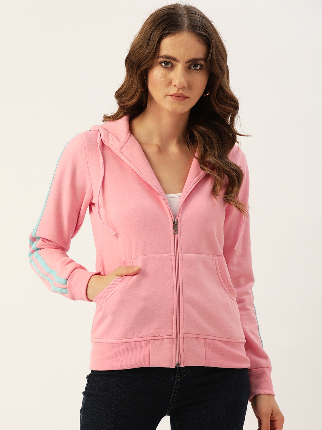 

Alsace Lorraine Paris Women Pink Hooded Sweatshirt