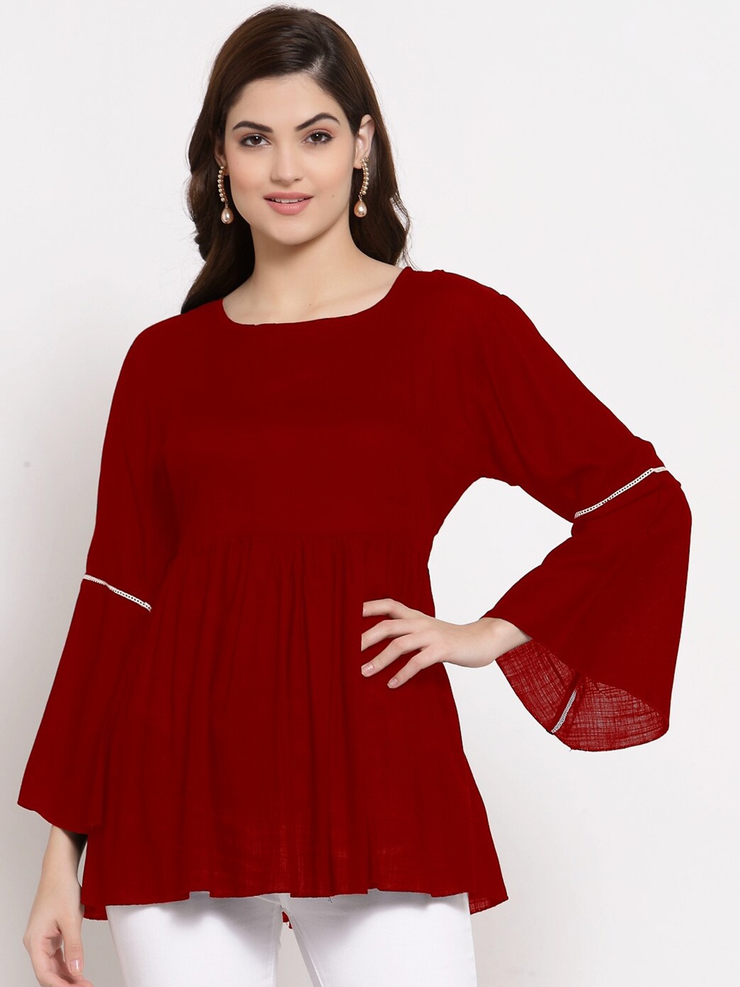 

PATRORNA Maroon Empire Top