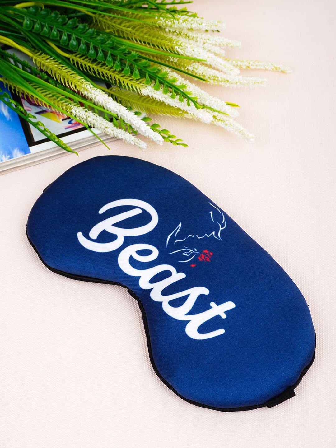 

Crazy Corner Blue Printed Makeup Eye Mask