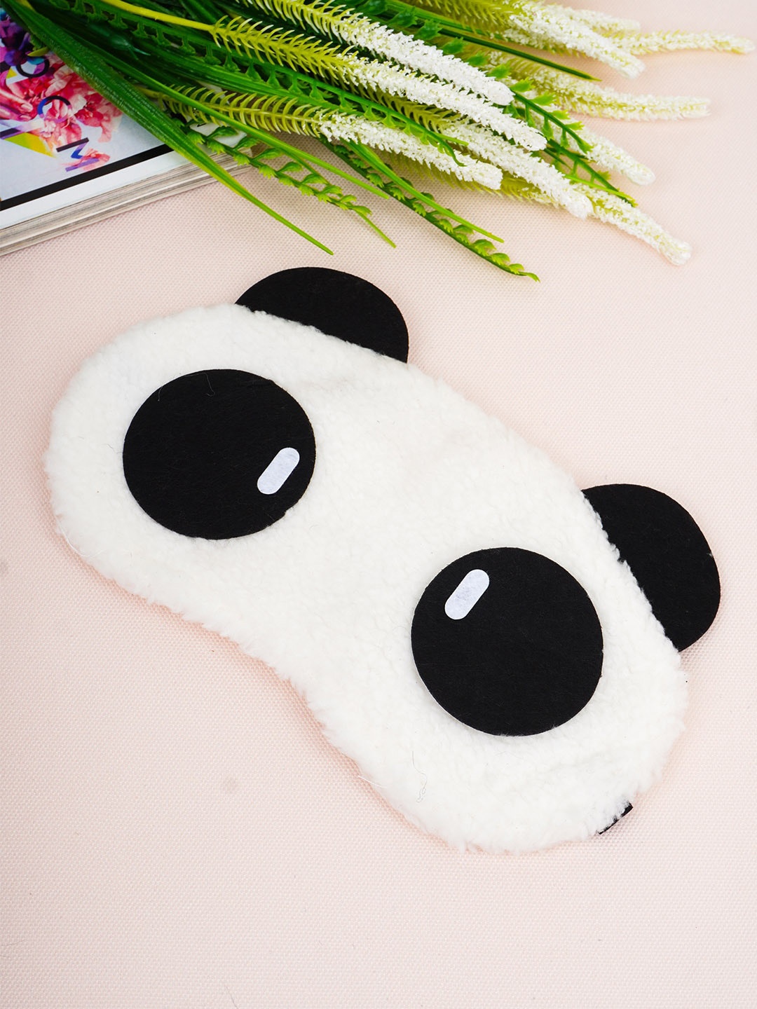 

Crazy Corner White & Black Printed Eye Mask