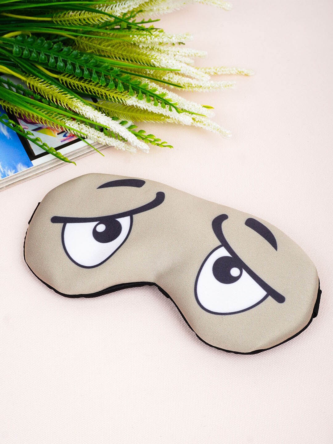 

Crazy Corner Black & Beige Sweets Dream Printed Eye Mask