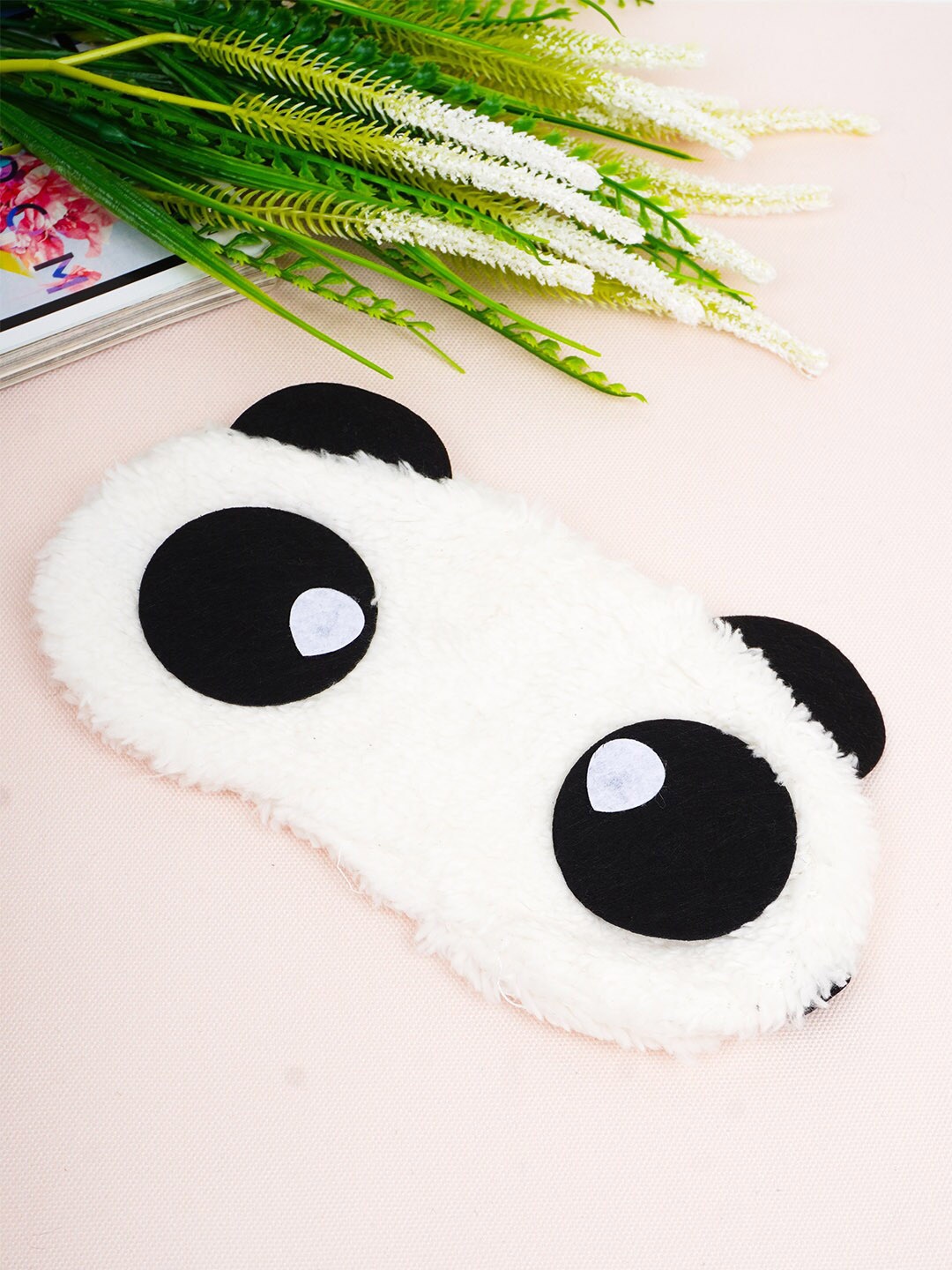 

Crazy Corner White & Black Sweet Panda Fur Eye Mask