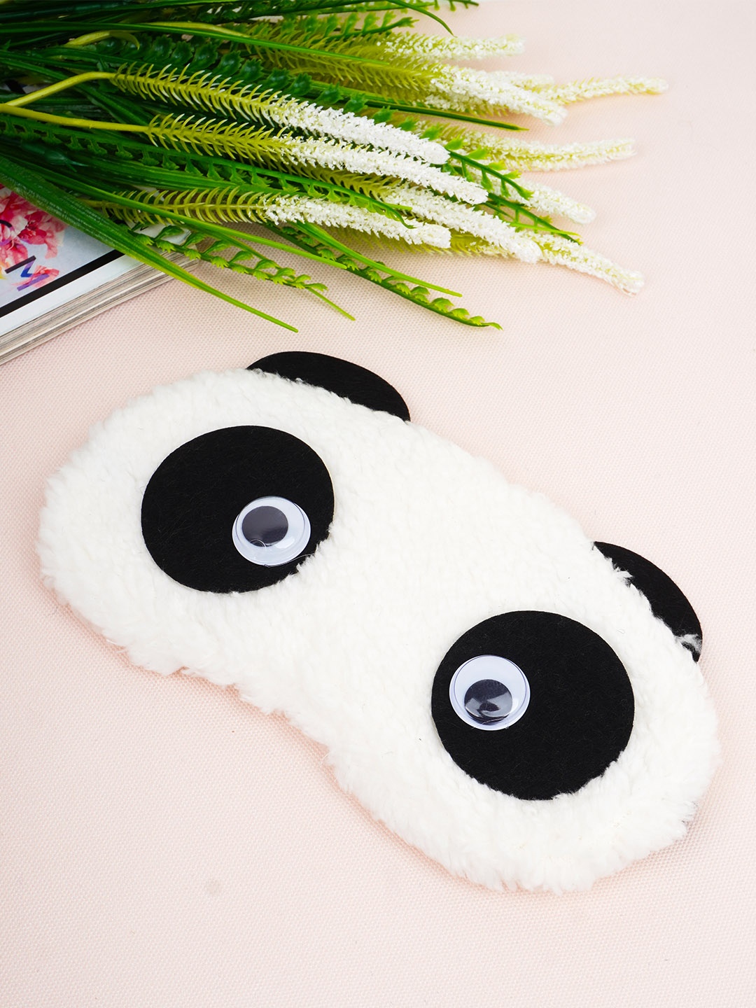 

Crazy Corner White & Black Printed Eye Mask