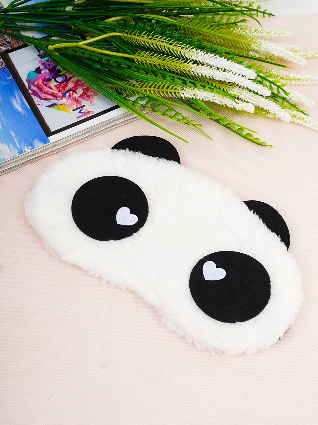 

Crazy Corner White & Black Printed Eye Mask