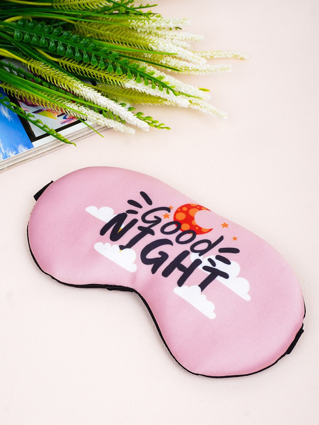 

Crazy Corner Pink Printed Eye Mask, Multi