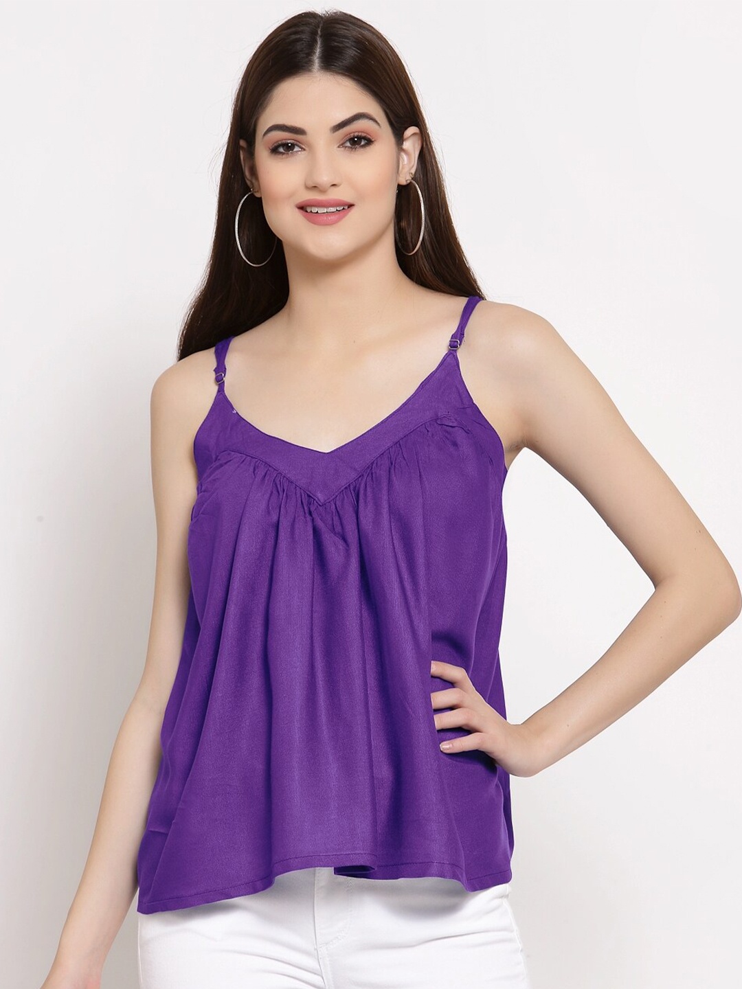 

PATRORNA Women Purple Top