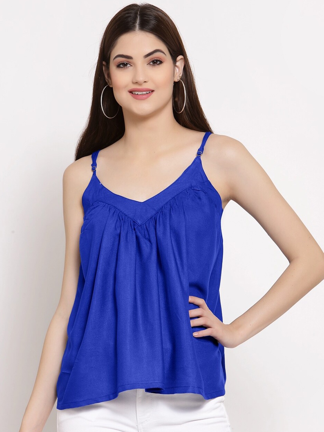 

PATRORNA Women Blue Top