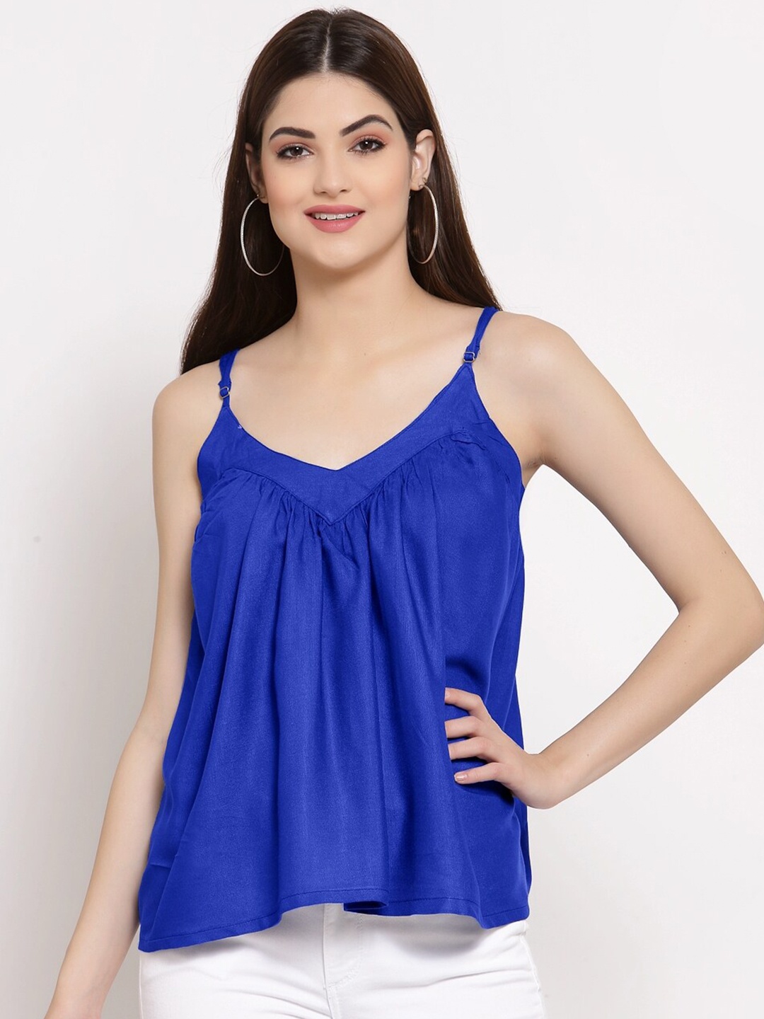 

PATRORNA Women Blue Top