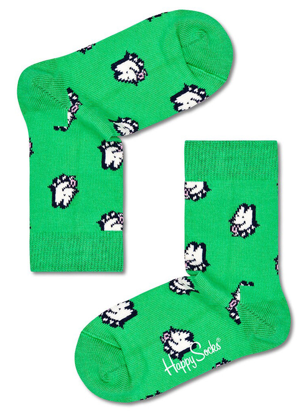 

Happy Socks Kids Green Patterned Ankle Length Socks