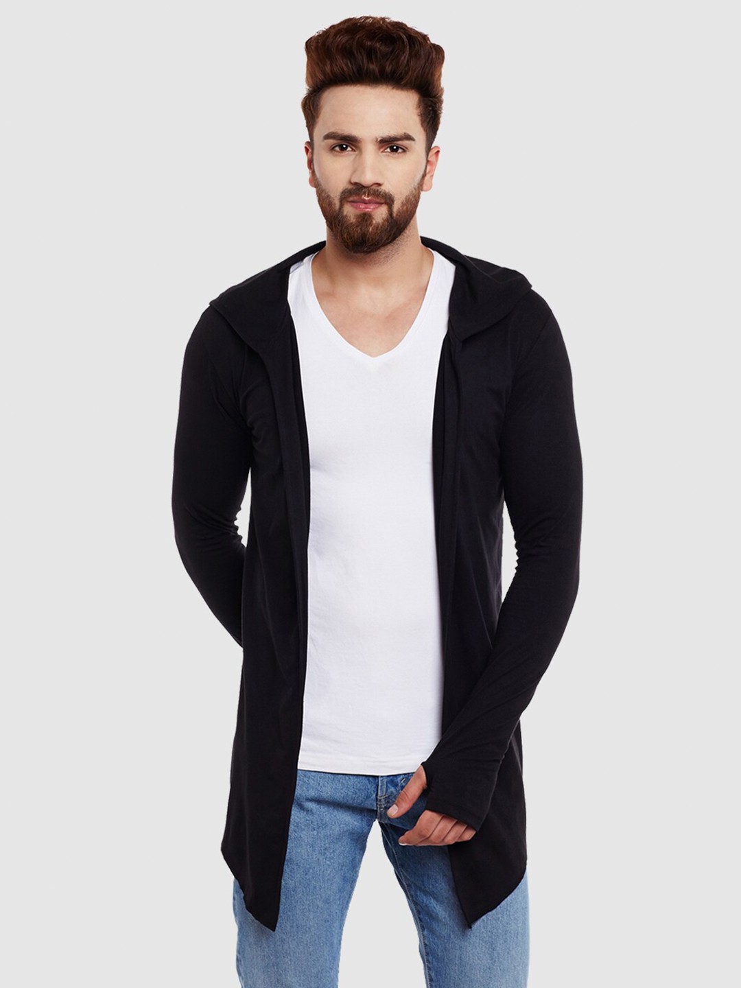 

CHILL WINSTON Men Black Shrug