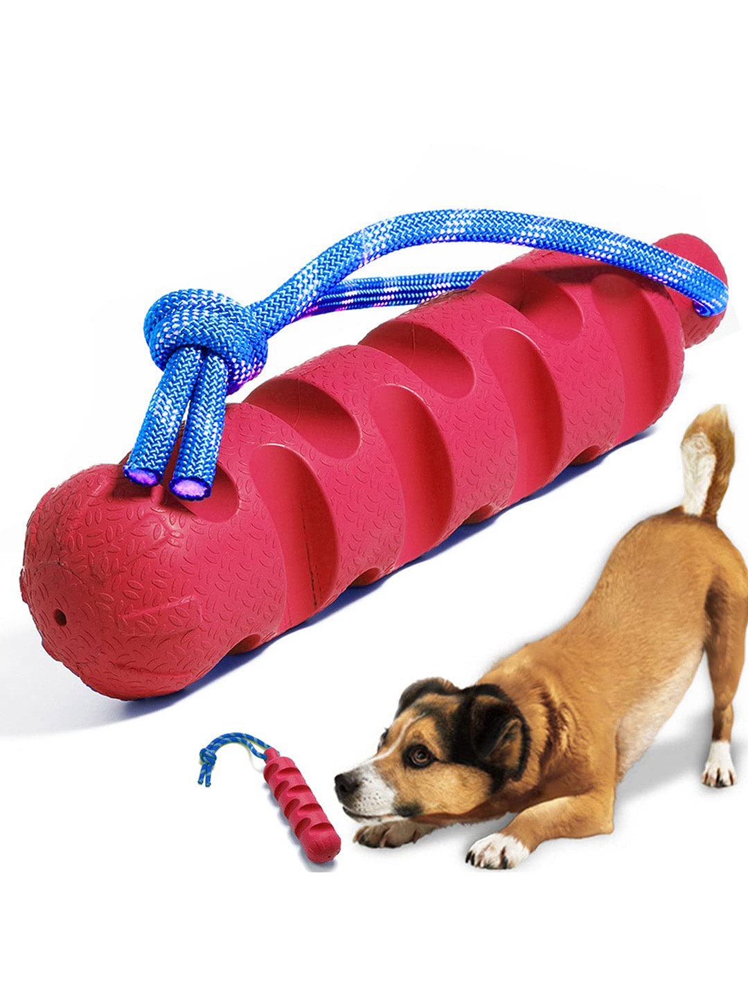 

Pawsindia Red Chew Stick Pet Tie Up Rope Toys