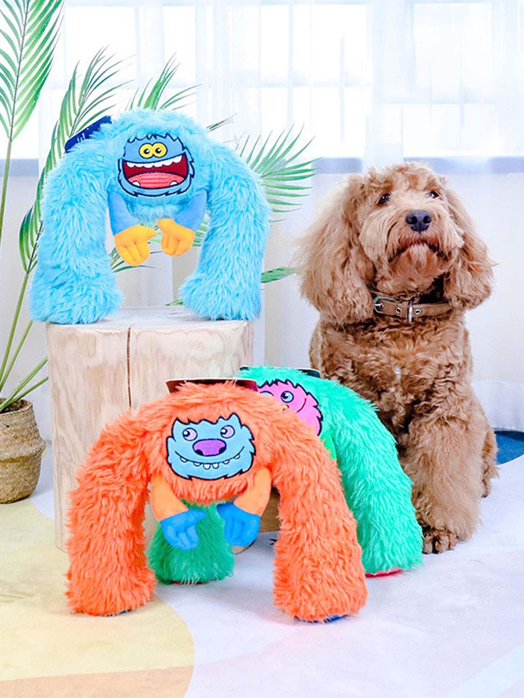 

Pawsindia Green Cotton Bigfoot Dog Toy