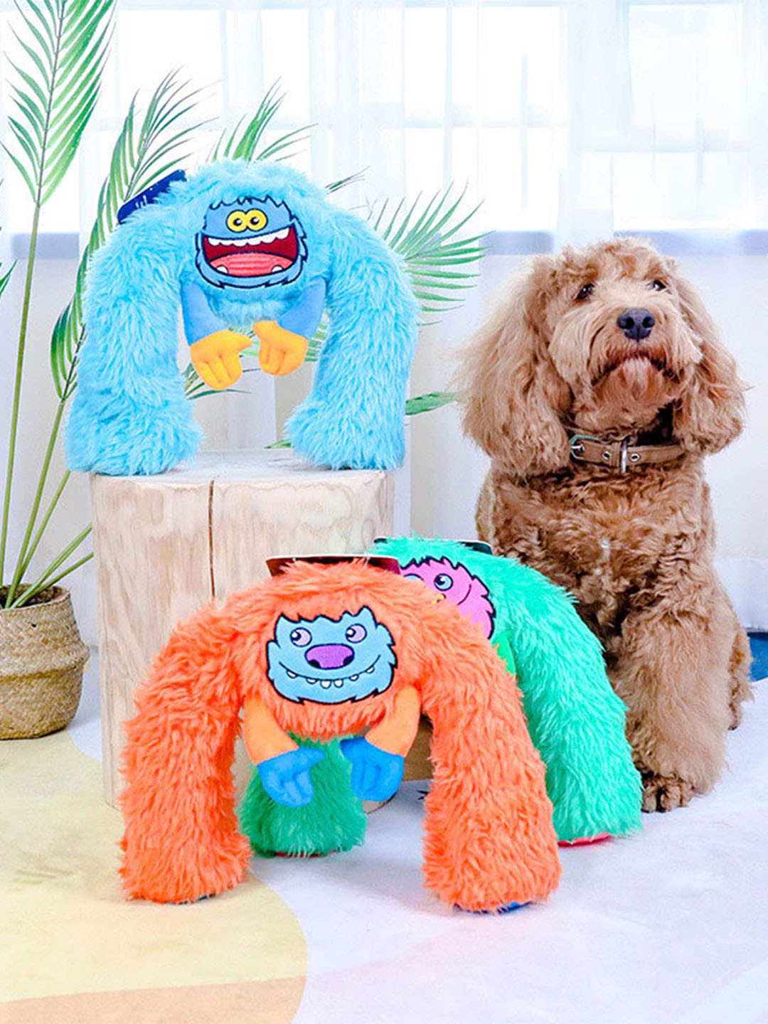 

Pawsindia Orange Coloured Bigfoot Dog Toys