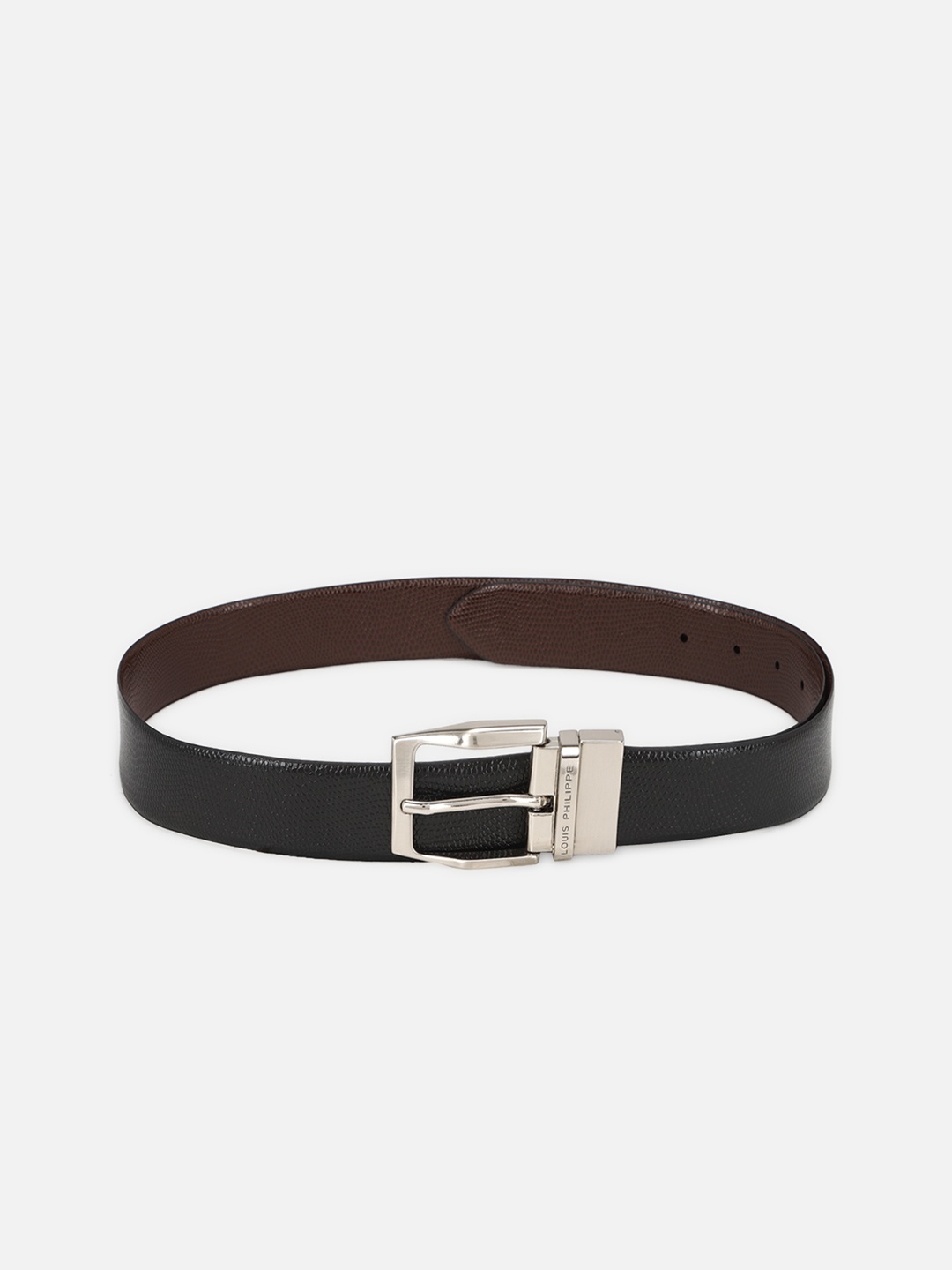 

Louis Philippe Men Black & Brown Solid Reversible Leather Belt