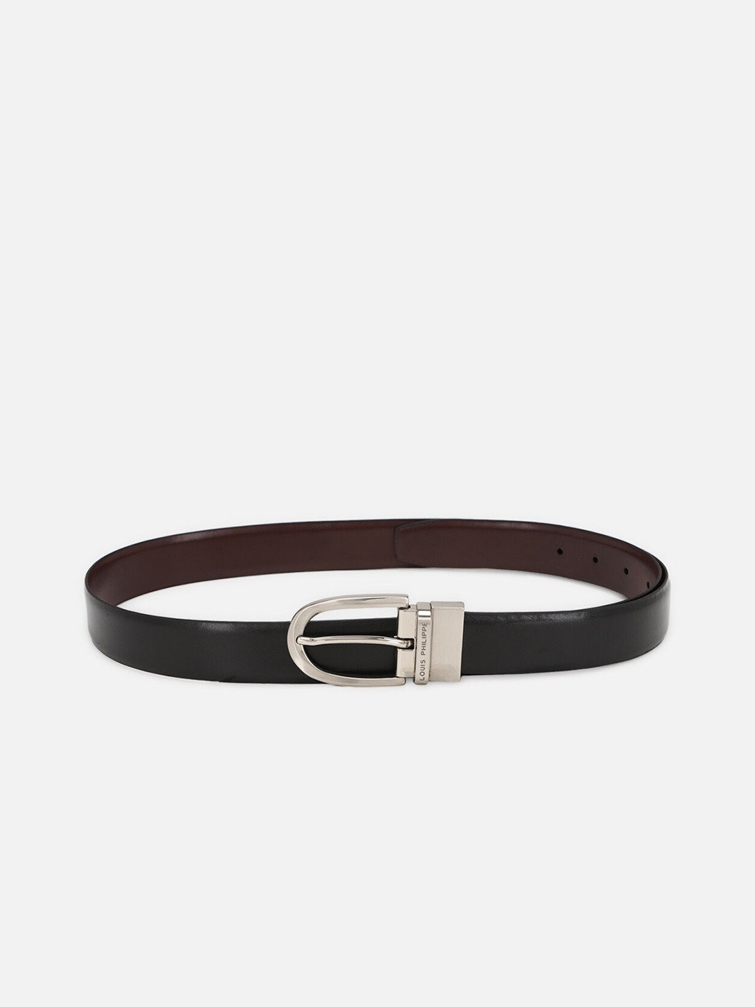 

Louis Philippe Men Black & Brown Solid Reversible Leather Belt