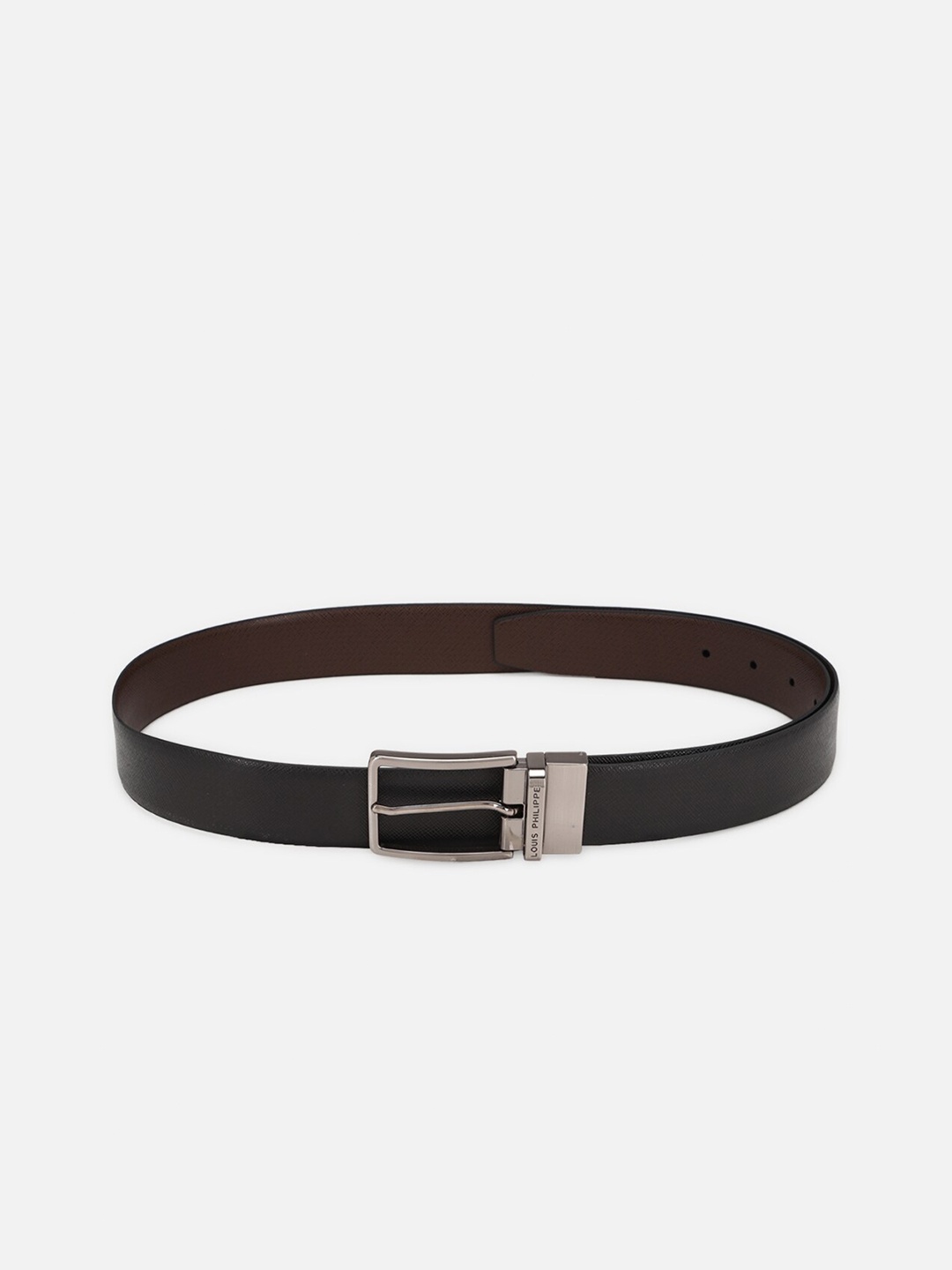 

Louis Philippe Men Black Leather Belt