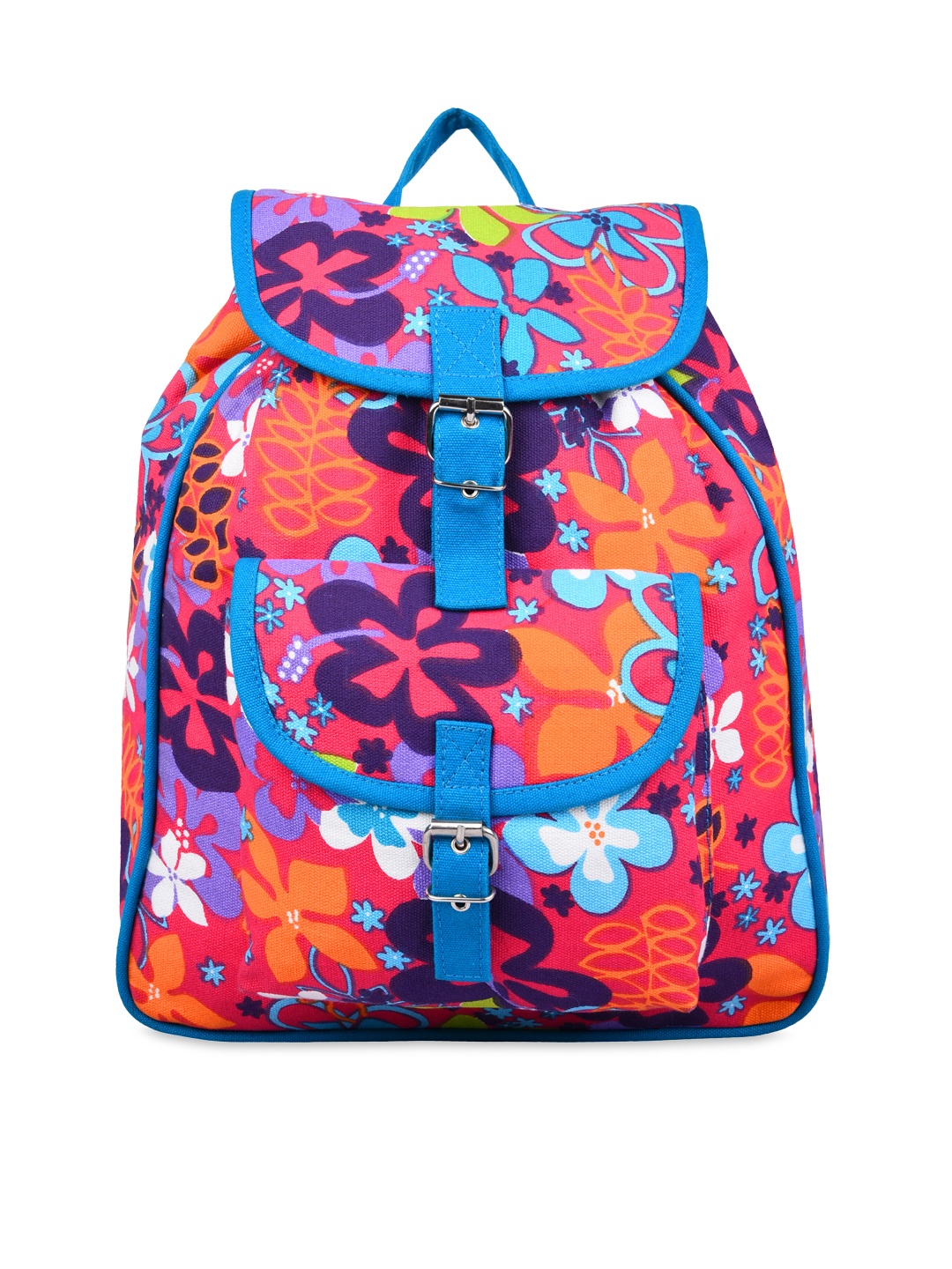 

Anekaant Women Multicoloured Floral Print Backpack, Multi