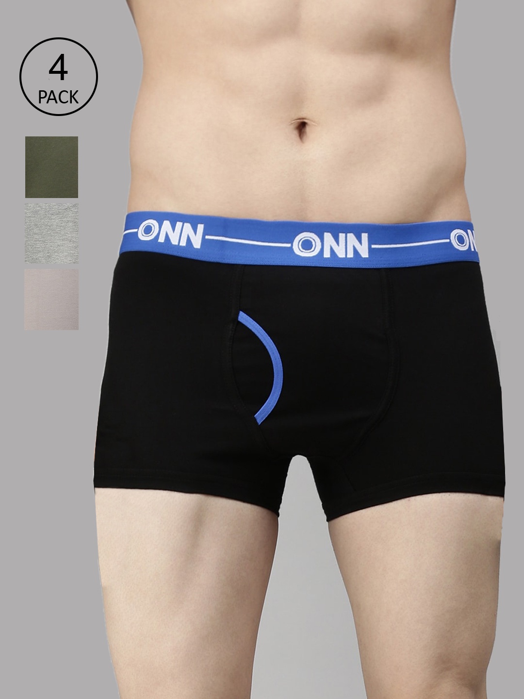 

ONN Men Pack of 4 Assorted Trunks ONN_264_AST_4PC