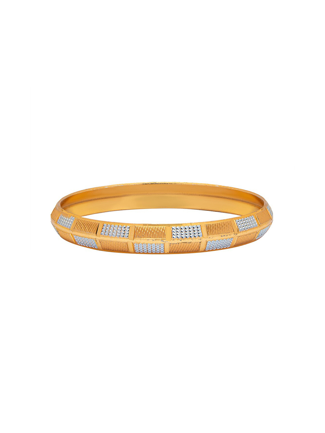 

bodha Men Gold-Plated Kada Bracelet
