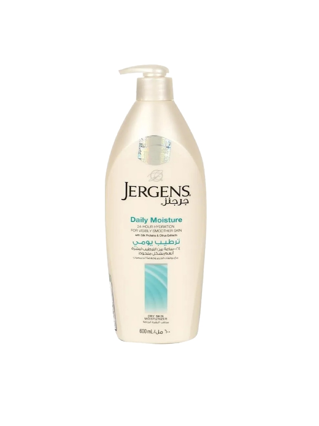 

Jergens Daily Moisture Dry Skin Moisturizer with Silk Proteins & Citrus Extracts - 600ml, Beige