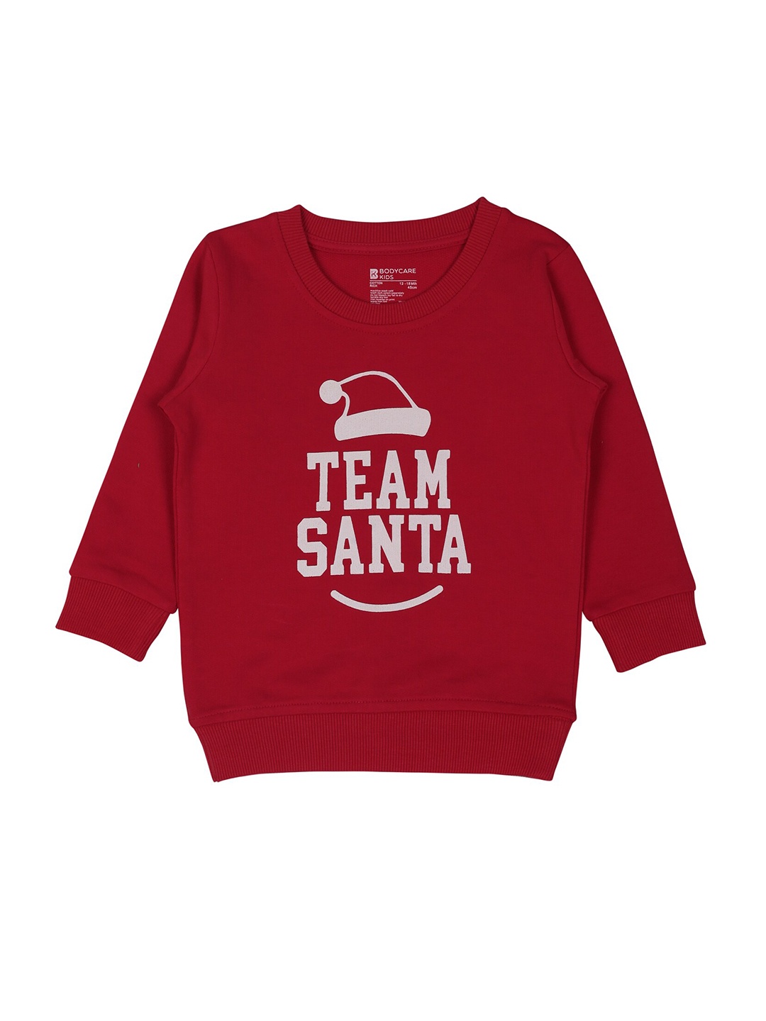 

Bodycare Kids Boys Red Printed Sweatshirt