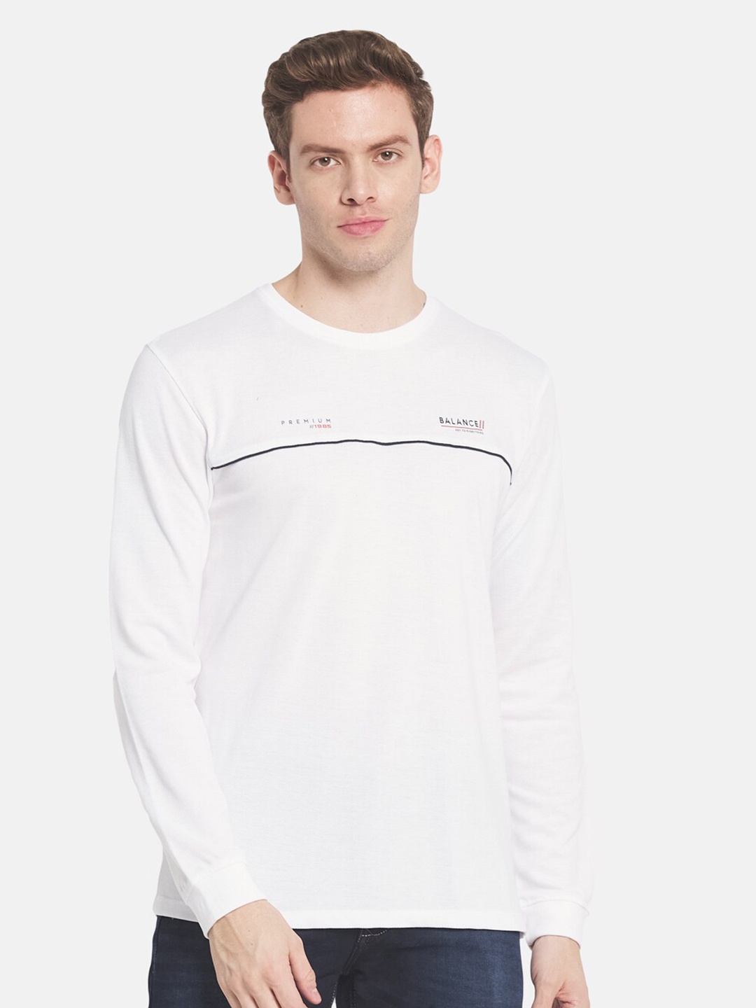 

METTLE Men White T-shirt