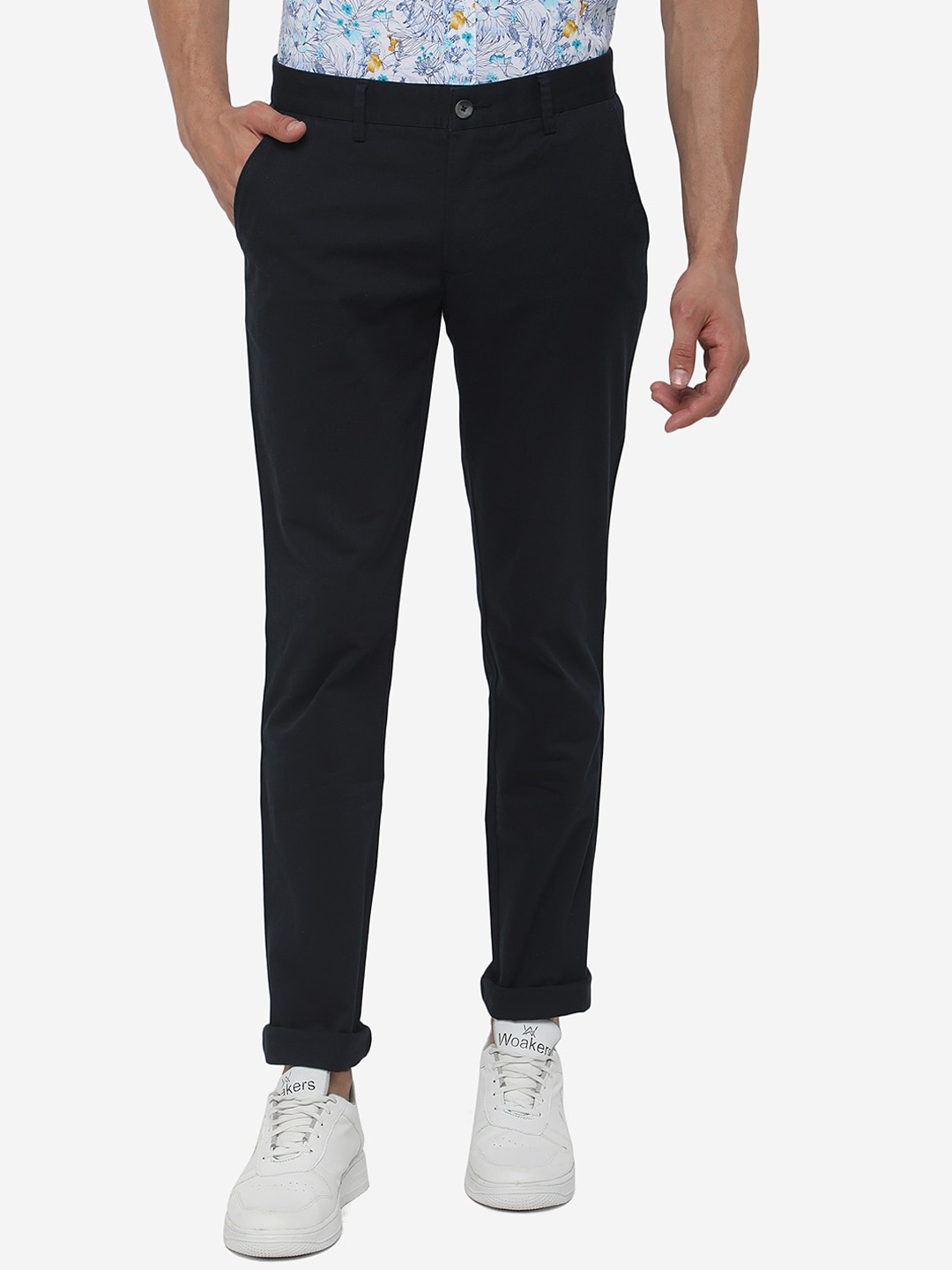 

Greenfibre Men Blue Slim Fit Trousers
