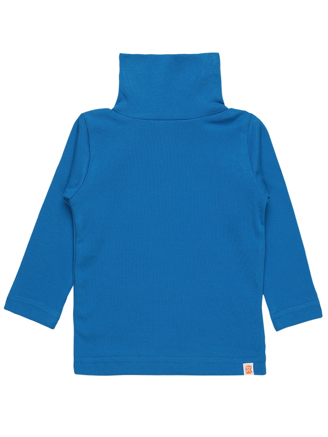 

Bodycare Kids Boys Blue Turtle Neck Cotton T-shirt