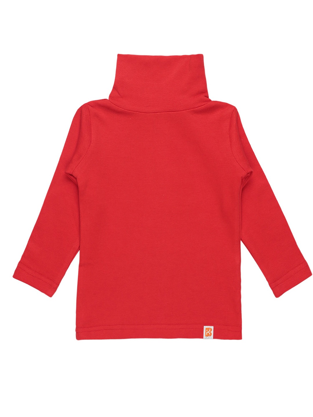

Bodycare Kids Boys Red Turtle Neck Cotton T-shirt