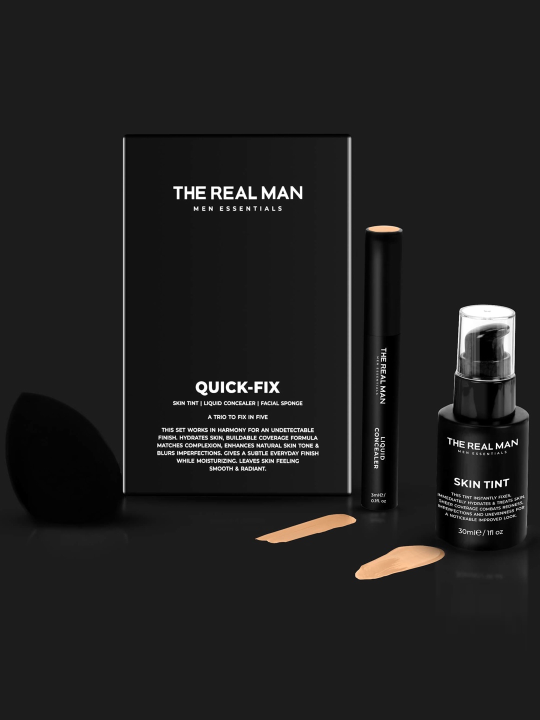 

THE REAL MAN Quick Fix Makeup Set - Beige 02