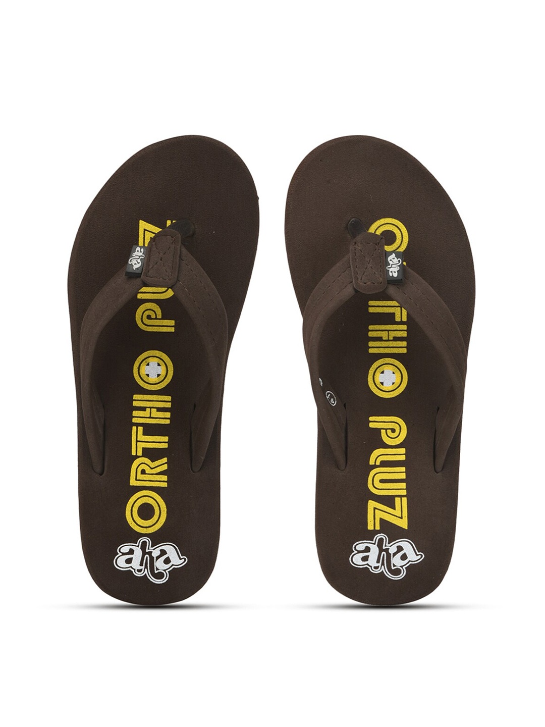 

Liberty Men Printed Thong Flip-Flops, Brown