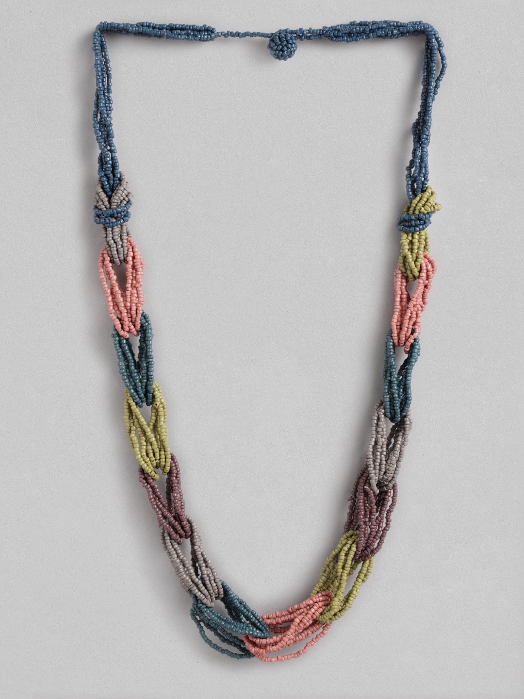 

RICHEERA Multicoloured Layered Beaded Necklace, Multi