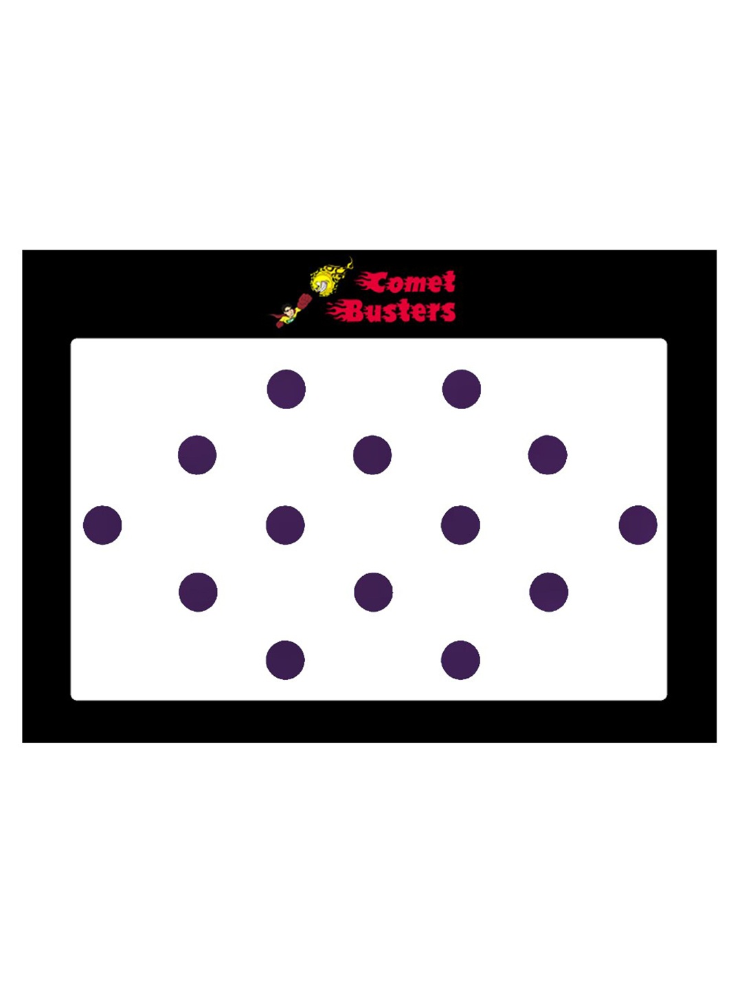

Comet Busters 14 Pcs Reusable Bindis - Purple