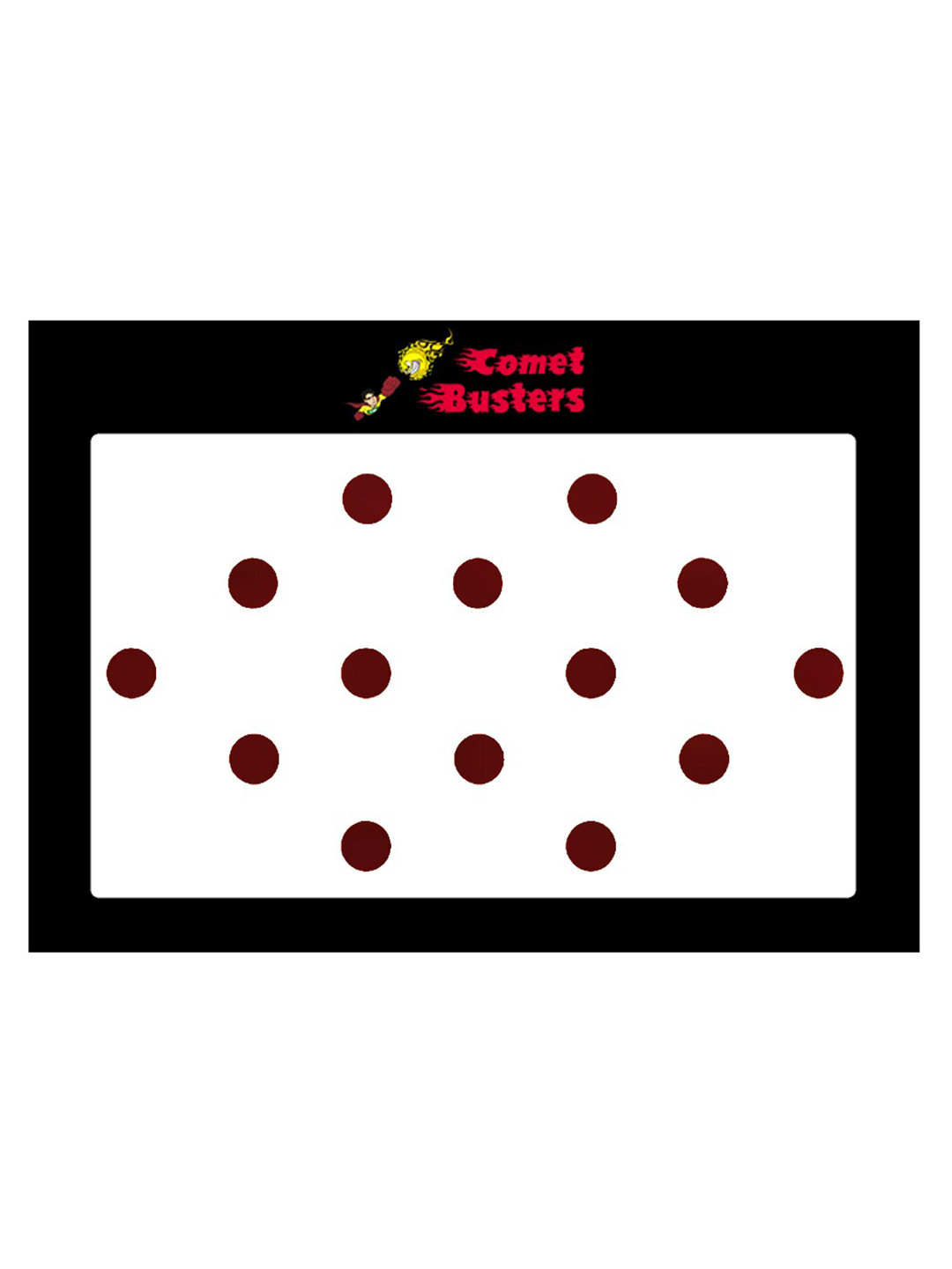 

Comet Busters 14 Pcs Reusable Bindis - Maroon